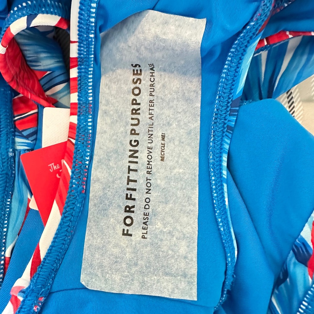 Sunsets American Dream Unforgettable Bikini Bottom XL Red White Blue Tropical - Picture 6 of 7